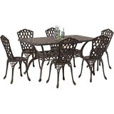  Vrtni set za objed 7 pcs Bronzana Aluminij | shoptok.hr