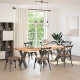  Noge za blagovaonski stol u obliku slova X, 3 kom, antracit, 70 x (72-73) cm, čelik | shoptok.hr