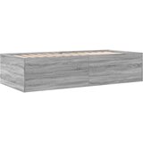  Dnevni krevet s ladicama bez madraca siva boja hrasta 75x190 cm | shoptok.hr