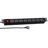  EFB Elektronik EK631USB.1 power extension 3 m Indoor Black | shoptok.hr