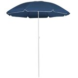 vidaXL Zunanji senčnik jeklo moder 180 cm, (20742974) | Shoptok.si