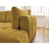 Bobochic Paris Senf žuta sklopiva/s prostorom za odlaganje kutna garnitura (s desnim kutom/u obliku slova L) Fuji – | shoptok.hr