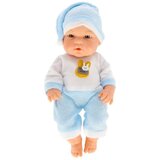 Baby Doll in Blue Pajamas, Hat, Movable Arms and Legs, 30cm | shoptok.hr