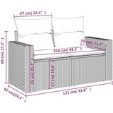 vidaXL 7-dijelni set vrtnih sofa sivi od poliratana | shoptok.hr