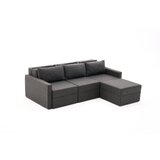 Atelier Del Sofa saros - Anthracite Anthracite Corner Sofa-Bed | ePonuda.com