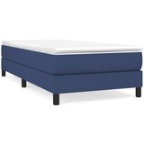 Maison Chic Box spring postelja - Vzmetna postelja z vzmetnico moder 80x200 cm blago SL19020, (21885398) Cene