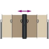  Uvlačiva bočna tenda 120 x 600 cm smeđesiva | shoptok.hr