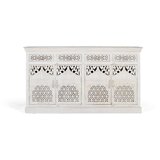 GINER Y COLOMER 4-vratna omarica s 4 predali iz mangovega lesa, (22147754) | Shoptok.si