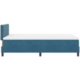 vidaXL Box spring krevet Tamno plava 120 x 200 cm Baršun | shoptok.hr
