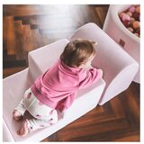 MeowBaby Siva žametna pena otroško igrišče 225x90x30 cm Montessori - | Shoptok.si