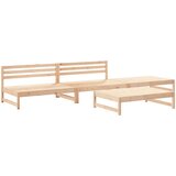 The Living Store Vrtna sedežna garnitura 4-delna trdna borovina - Vrtna Sedežna Garnitura, (21452682) | Shoptok.si