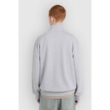 Element Co Emb Quarter Half-Zip Pulover mid grey heather | Shoptok.si