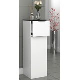 MID.YOU VISOKA KOMODA, črna, bela | Shoptok.si