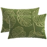  Presvlaka za jastuk 2 pcs HEERLEN Dizajn lista 40 x 60 cm - Dezen s listom 40 x 60 cm 2 | shoptok.hr