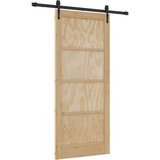  Klizna vrata ORKDAL Prirodna 86 x 198 5 cm Masivna borovina | shoptok.hr