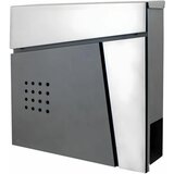 Awtools Poštanski sandučić s antracitom i inox mod.51 370x370x105mm utor Cijene