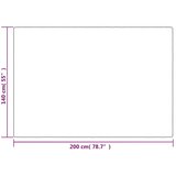  Teška deka s navlakom siva 140 x 200 cm 10 kg od tkanine | shoptok.hr