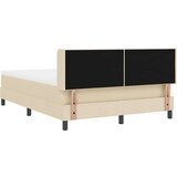 Box Postelja z vzmetnico z vzmetnico krema 200 x 160 cm Poliester, (5000141967) | Shoptok.si