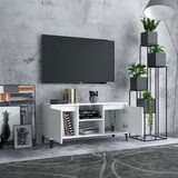 vidaXL TV ormarić s metalnim nogama bijeli 103,5 x 35 x 50 cm | shoptok.hr