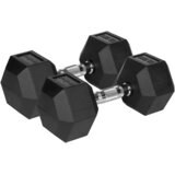 Rebel Gumirane bučice od lijevanog željeza HEX 2x12,5 kg ACTIVE | shoptok.hr