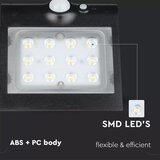  LED solarno zidno svetlo sa senzorom LED/1.5W/3,7V IP65 crna | Eponuda.com