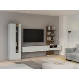 Hom`in TV-ELEMENT barve hrasta, svetlo siva | Shoptok.si