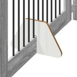  Vrata za pse z stojali 4 pcs Siva Sonoma 100 x 60 cm, (5000232755) | Shoptok.si
