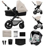 Kinderkraft Kolica Moov 2 3u1 MINK PRO, Moonlight Grey cijene