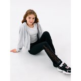 Sinsay Pamučne flare tajice s čipkom sa strane Kuromi | shoptok.hr