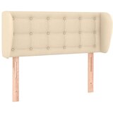  Uzglavlje s ušima krem 93x23x78/88 cm od tkanine | shoptok.hr