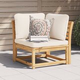 vidaXL Kutna vrtna sofa s jastucima 73x73x65 cm masivno drvo bagrema Cijene