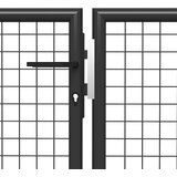  Vrtna vrata čelična 500 x 100 cm antracit | shoptok.hr