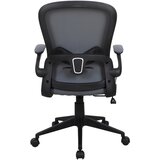 MID.YOU vrtljivi stol umetna masa, tekstil siva | Shoptok.si