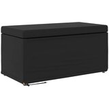  Stolica Crna 81 x 41 x 40 cm Umjetna Koža i Fino Radeći Drvo - Crna 80 cm Umjetna koža | shoptok.hr