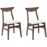  Trpezarijske stolice 2 pcs Svijetlosmeđa 42 x 47.5 x 81 cm | Eponuda.com