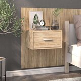  Stenske nočne omarice 2 kosa sonoma hrast, (20809124) | Shoptok.si