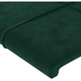  LED uzglavlje tamnozeleno 103x16x118/128 cm baršunasto | shoptok.hr