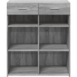  Komoda siva boja hrasta 80x42,5x93 cm od konstruiranog drva | Eponuda.com
