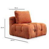 Atelier Del Sofa amaris O1 orange 1-Seat sofa u