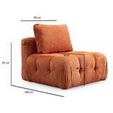 Atelier Del Sofa Fotelja Amaris O1, 90 x 100 x 65 cm, Narandžasta | Eponuda.ba