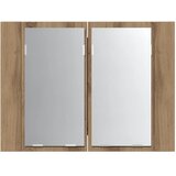  LED ormarić s ogledalom Artisan hrast 60x12x45 cm izrađeno drvo | shoptok.hr