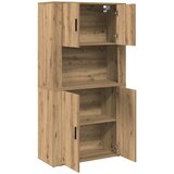  Highboard Umjetnički hrast 80 x 33 x 150 cm Konstruirano drvo | shoptok.hr