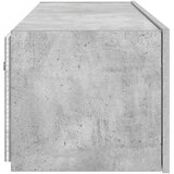  Zidni TV ormarić s LED svjetlima siva boja betona 100x35x31 cm | shoptok.hr