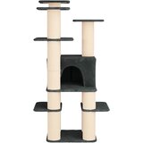  Mačje drvo s sisalnim postoljima za grebanje Tamnosiva 161 cm | Eponuda.com