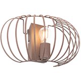 QAZQA Dizajnerska stenska svetilka rjasto rjava 39 cm - Johanna | Shoptok.si