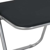  Zložljiva stolica 2 pcs Črna in siva 48 x 43,5 x 81 cm, (5000296794) | Shoptok.si