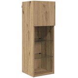 TV zidne jedinice Zidne 5 pcs Crni hrast Konstruirano drvo | Eponuda.com