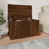 vidaXL Škatla za shranjevanje rjav hrast 70x40x38 cm inženirski les Cene