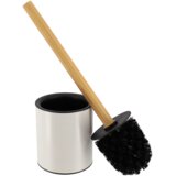 Tendance WC četka metal/bambus, bijela | shoptok.hr