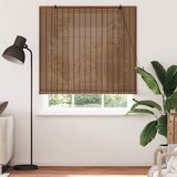 Rolo zavjesa sa zavjesama Smeđa 150 x 220 cm bambus | shoptok.hr